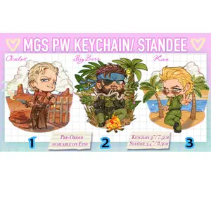 Metal Gear Solid PW || Arcylic Keychain