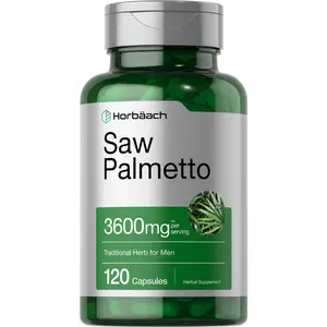Horbäach Saw Palmetto Extract | 120 Capsules | Non-GMO and Gluten Free Formula | from Saw Palmetto Berries