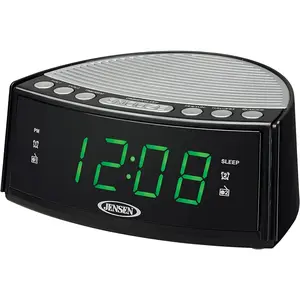 Jensen JCR-160 Digital AM/FM Dual Alarm Clock Radio