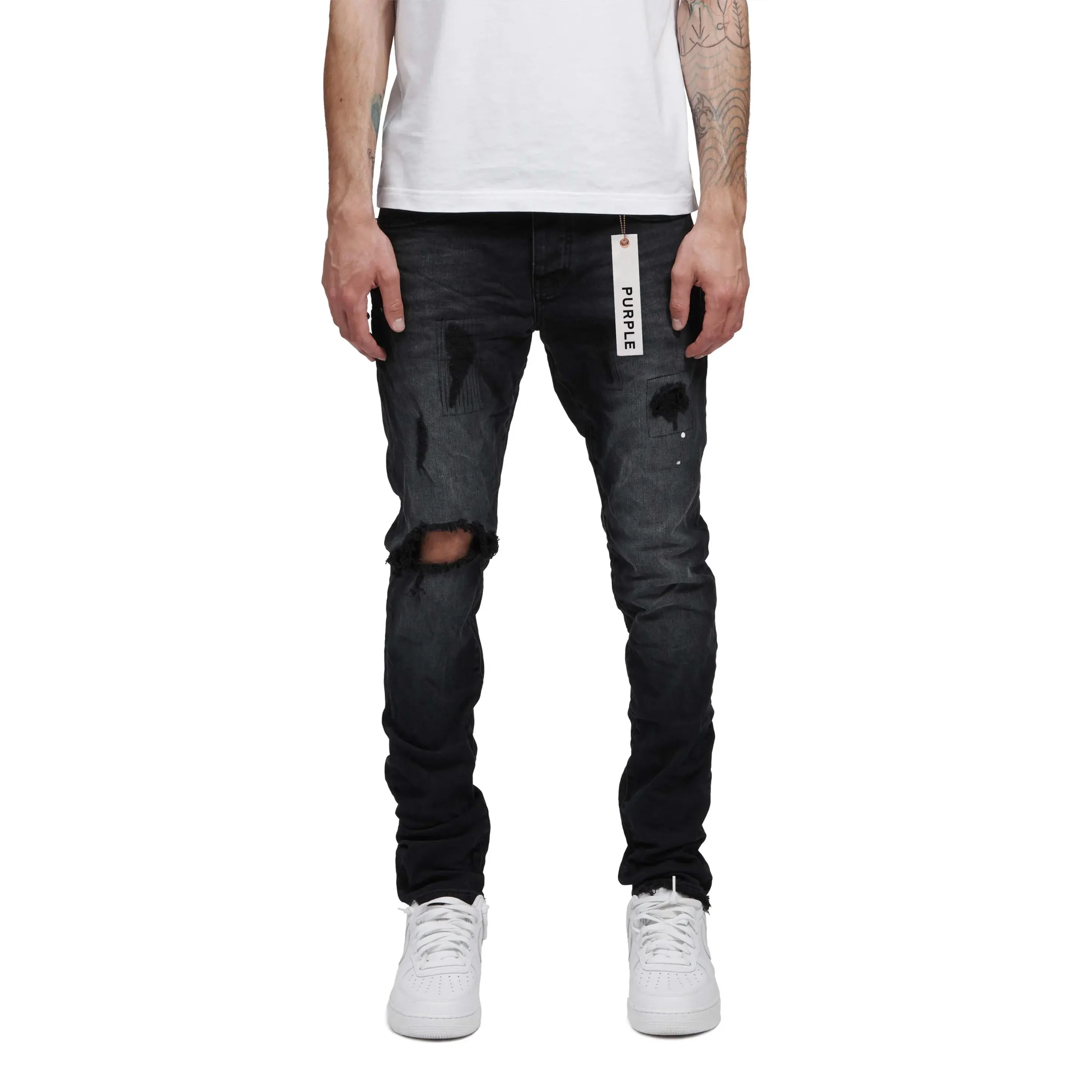 purple brand ripped jeans - TikTok Shop