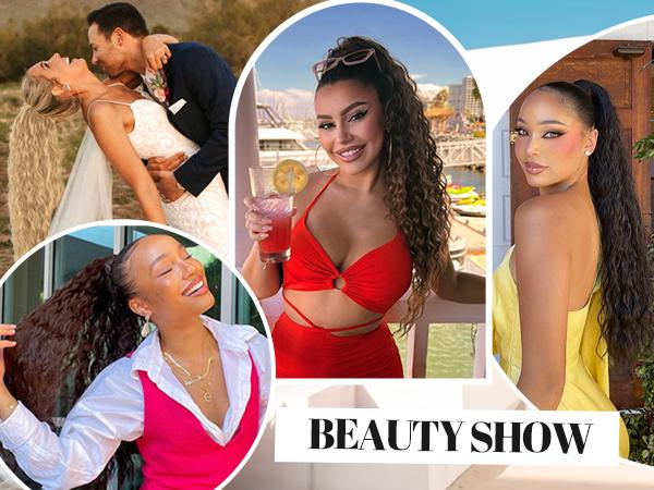 Ponytail Extension 30 Inch Drawstring Pony Tails Hair Extensions for Women Long Curly Ponytail Synthetic Hairpieces for Daily Use