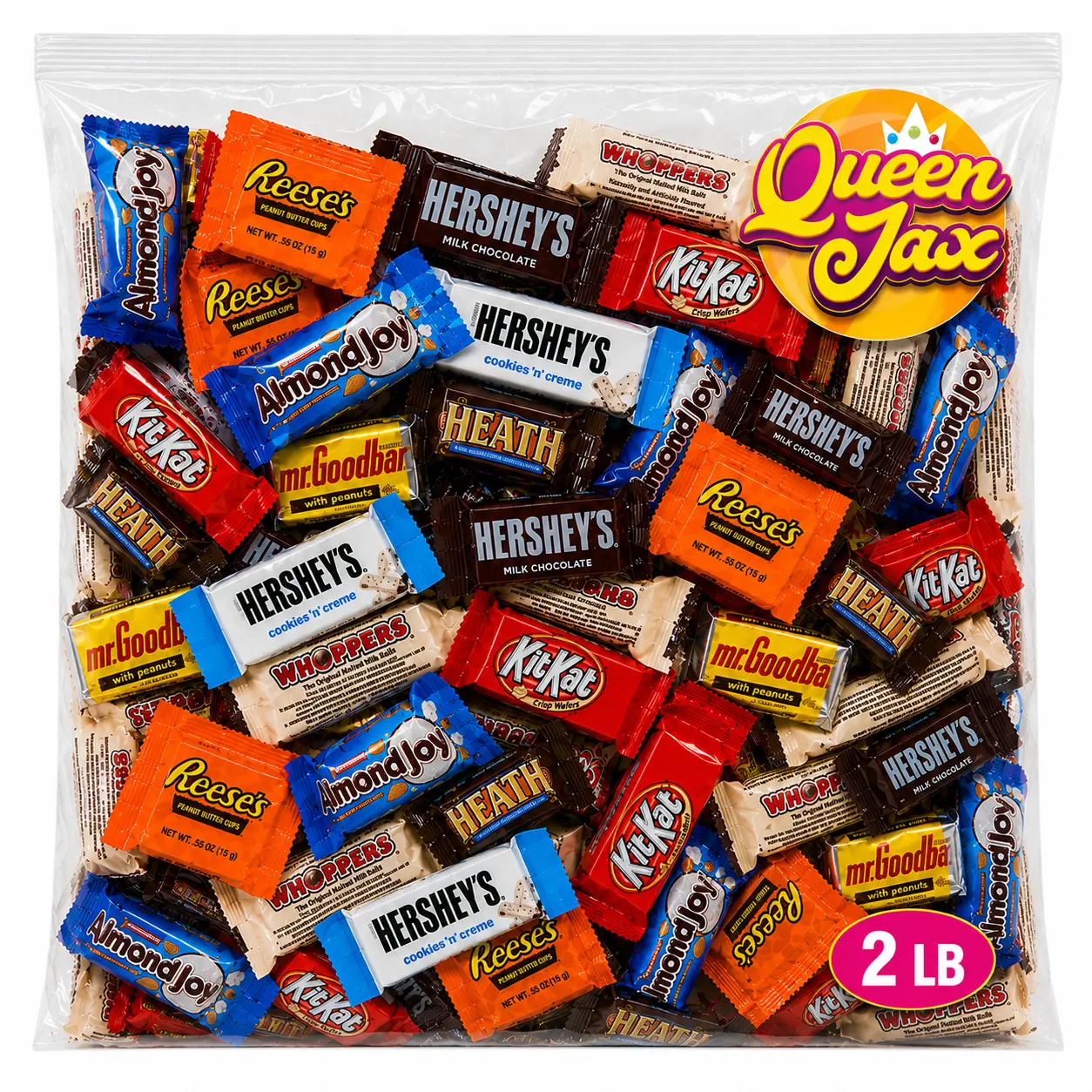 Assorted Chocolate Variety Pack Bulk - 2 Lb Bulk Candy Chocolate Mix- Individually Wrapped (Candy Selection May Vary From Picture)