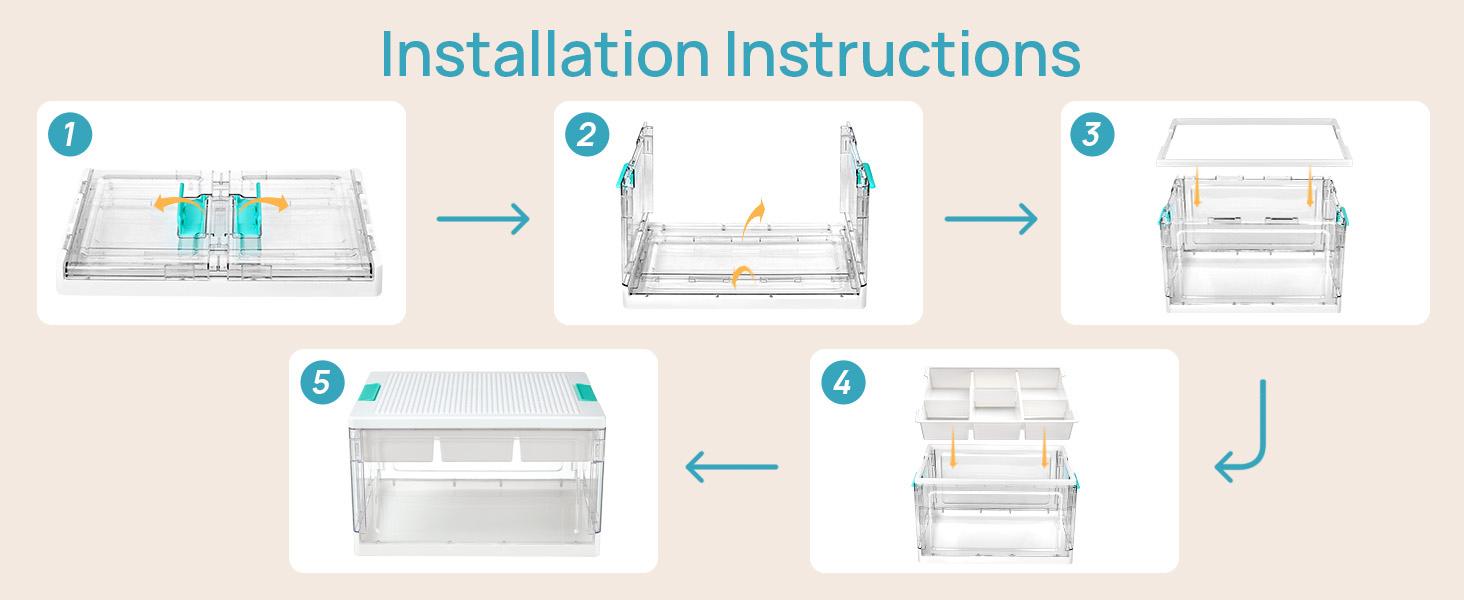 【2 Pack】Vtopmart 24QT LEGO Storage Box for Arts Crafts Stationery Kids Building Blocks Sewing Kit & Small Tools with Building Baseplate Lid and Removable Tray Easter Gift 【2 Pack】Vtopmart 24QT LEGO Storage Box for Arts Crafts Stationery Kids Building Blocks Sewing Kit & Small Tools with Building Baseplate Lid and Removable Tray Easter Gift