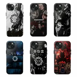 Bad Omens Metalcore Rock Band Music Artist Merch Art Tough Phone Case. Edgy Dark Goth Aesthetic Heavy Duty Shockproof Protective Smartphone Cover for iPhone 17 Pro Max 16 Air 15 14 13 12 11. Fan Gift.