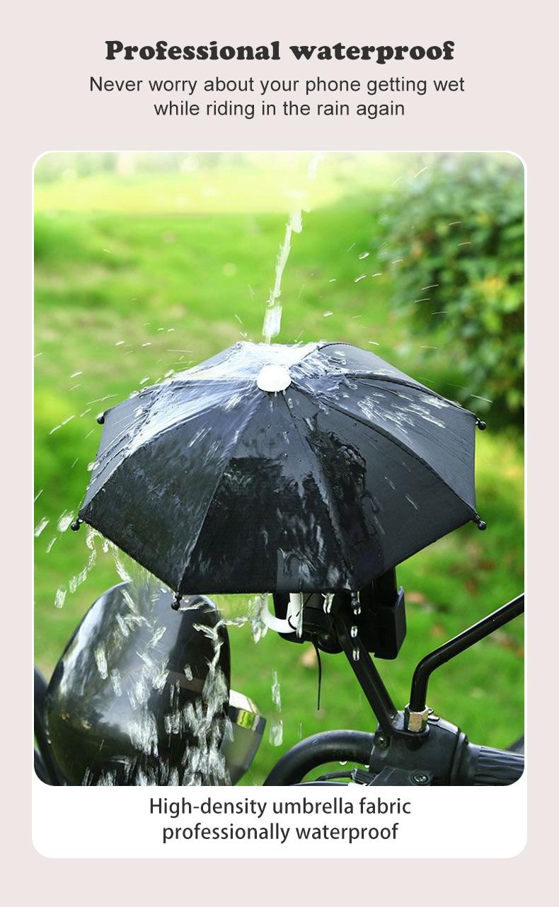 NiqueAura Protection Phone Umbrella for Sun Universal Adjustable Piggy Suction Cup Phone Stand with Sun Shade Cover
