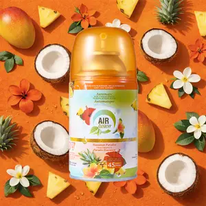AIR FUSION Bathroom Odor Control Air Freshener Spray 5 Oz 1 Pack Fresh Floral Fruity Scents Easy Use Hand or Dispenser Compatible