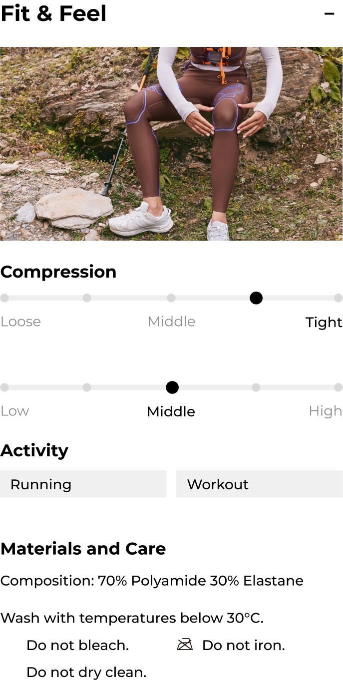 Fanka SpeedTrek Leggings - Hiking Leggings for Women, Multi-Pockets, Targeted Support and Durable