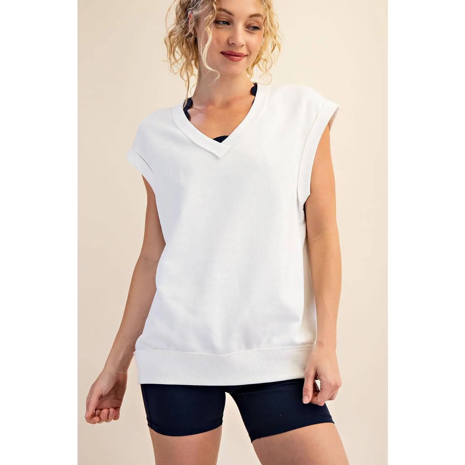 French Terry Oversized Vest