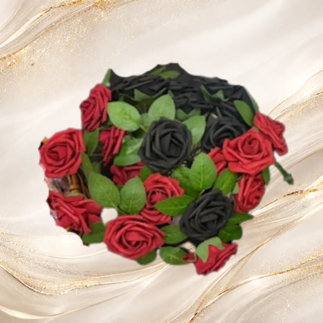 Velvet Faux Roses – Red or Black Gothic Roses