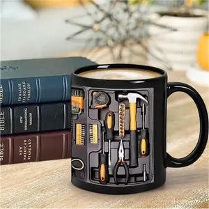 [Sale off up to 50%] Mechanic Coffee Mug, Tool Box Mug, Gift for Dad & Husband, Car Mechanic Handyman Mug, Father’s Day Gift for Men, 11oz & 15oz ceramic mug