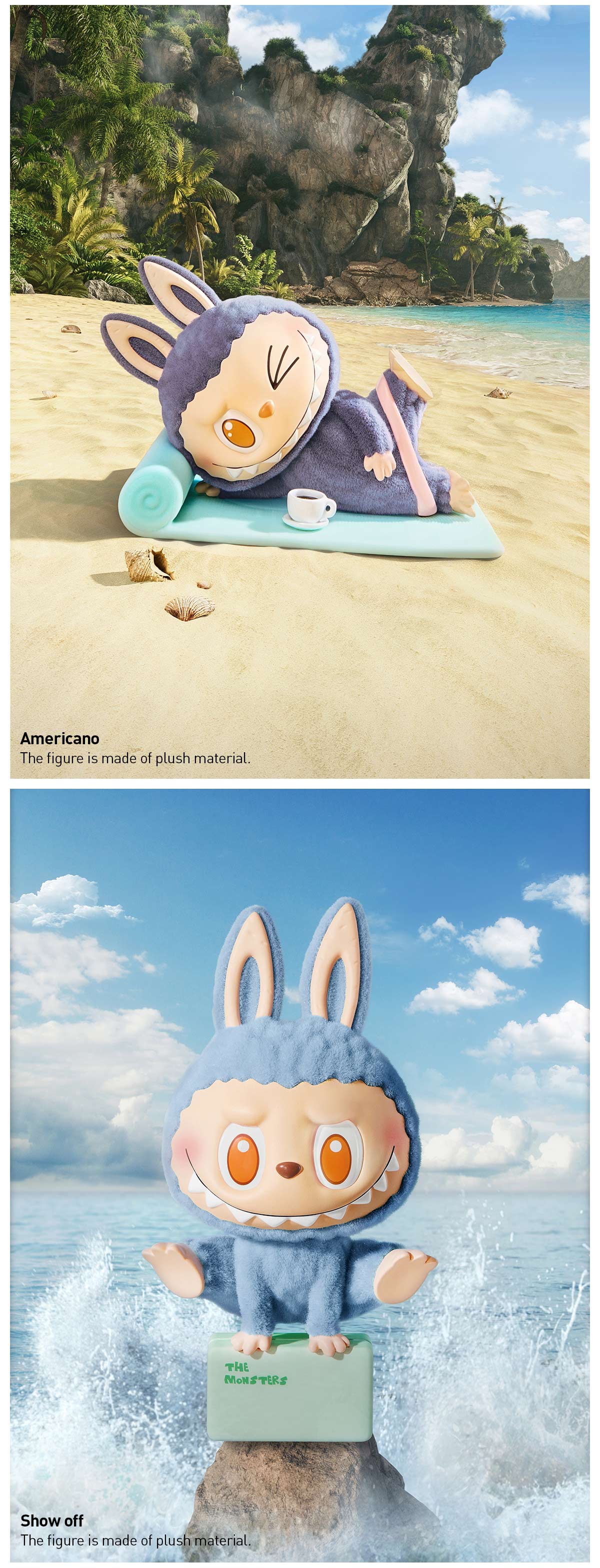 [Spanish]-THE MONSTERS Lazy Yoga Series Figuras Coleccionables Caja Ciega, Caja Sorpresa