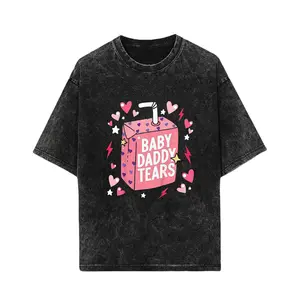 Baby Daddy Tears Love Heart Dad Is My Valentine T-Shirt
