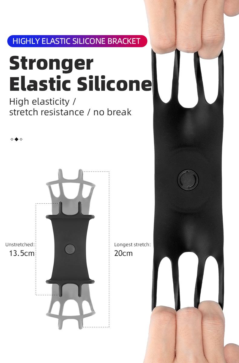 ROCKBROS Bike Front Frame/Handlebar Phone Mount Bag Top Tube Bike/Bicycle Bag Waterproof Cycling Accessories Bike Pouch with 360° Rotation Phone Holder Fit Smartphone Below 6.7''