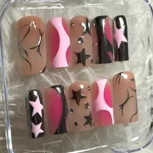 ACRYLIC or BUILDER GEL press ons - Star Diva