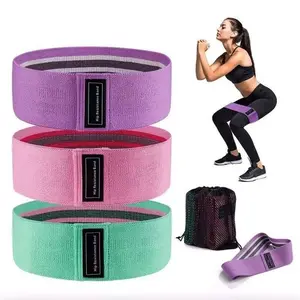 3-Pack Fitness Resistance Bands for Men & Women — Elastic Strength Training Bands for Glute Power Training, Stretching, and Buttock Exercises