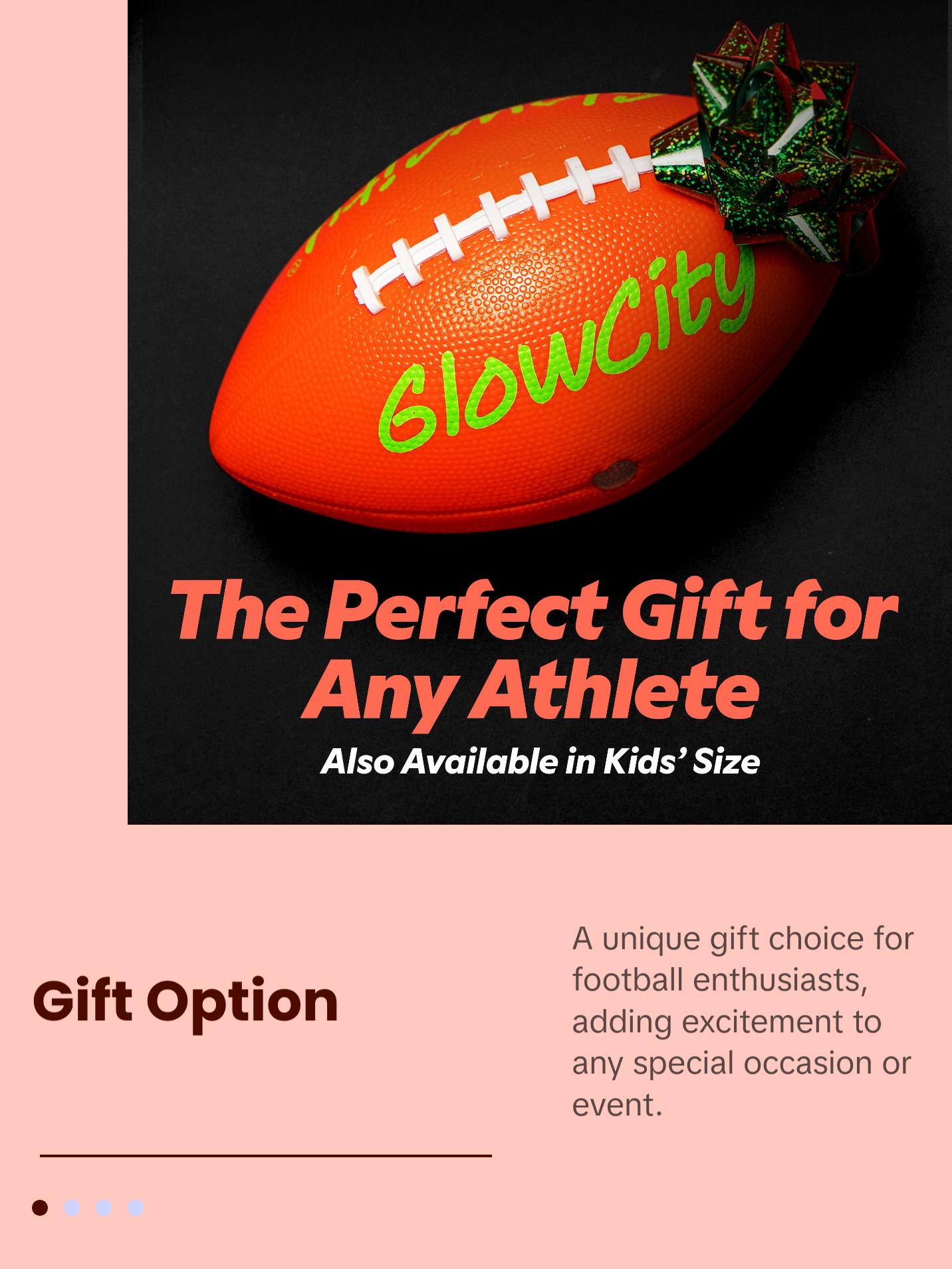 Glow in the Dark Light Up LED Football