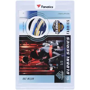 Artem Zub Ottawa Senators 2024-25 Upper Deck SP Game Used Global Series Game Used Logo Relic #GSF-AZ #2/2 Card