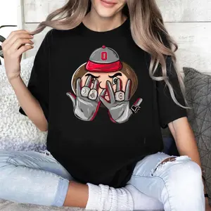 Ohio State Buckeyes Champion Ring Tshirt, College Football Tee Tee for Men and Women – Unisex Casual Cotton Shirt