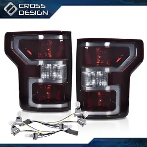 CROSSDESIGN Fit For 2018-20 Ford F150 F-150 Pickup Rear Tail Light Lamp Right Passenger Side