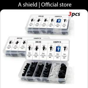 HE26 car door panel mudguard special expansion screw clip, multi specification C05/C20/C32/B01/D02/A16 universal, 100 pieces of car modification accessories