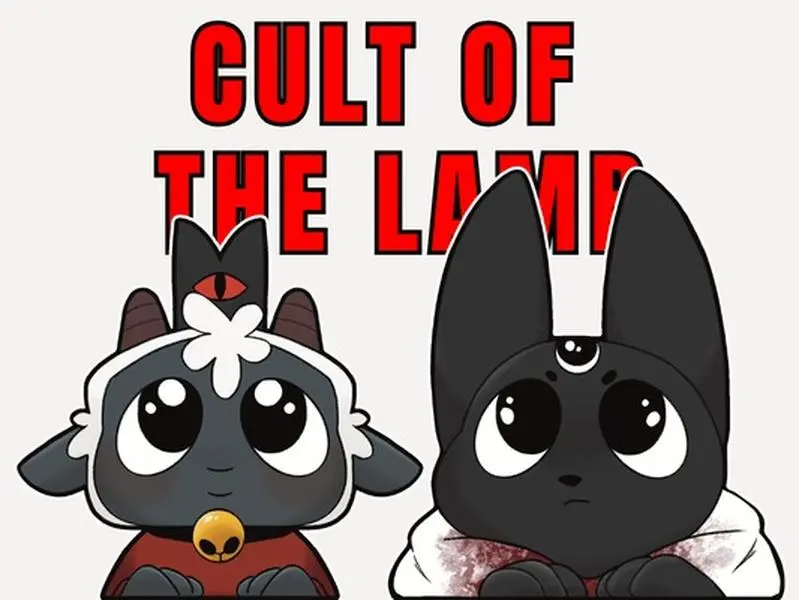 Cult of the Lamb Peeker Stickers || Narinder & The Lamb || Narilamb