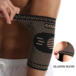 Copper Elbow Compression Sleeves - 2 Pair Elbow Support for Tennis Elbow, Golfer, Weight Lifting, Fitness - Suitable for Men and Women,Suitable for golf, tennis, basketball, running, and everyday use. Snug Fit Band