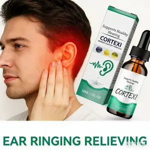 Eelhoe Cortexi 30ml Ear Ringing Relieving Drops - Premium Lavender Lemon Grape Seed Oil Formula for Tinnitus Relief, Ear Inflammation Treatment & Hearing Health Support