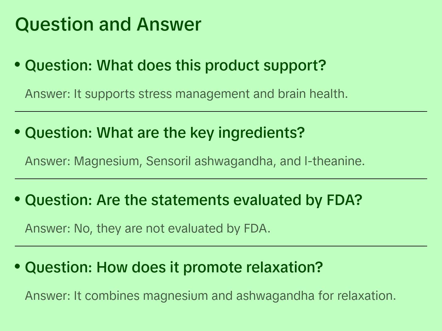 Magnesium Mood Gummies with Sensoril Ashwagandha and L-Theanine for Stress Support and Brain Health