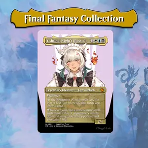 Final Fantasy Magic the Gathering - Y’shtola, Night’s Blessed Proxy Card - Gloss Finish