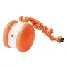 Plastic Rechargeable Automatic Rolling Ball Dog Toy - Motion-Activated, Autostart Play, Rope Attachment, Random Rolling, Boredom Relief, Universal Size (Pet Supplies, Dog Accessories), Ball Toy