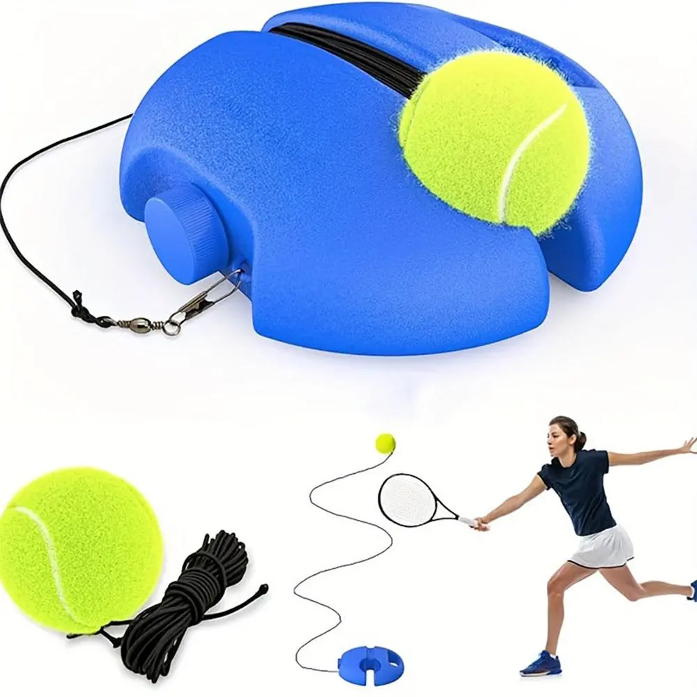 Tennis Training Ball with String, Rebound Self-Practice Tennis Trainer, Portable Easy Sport Training Tool for Beginners, Tennis Equipment