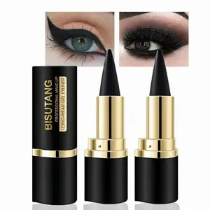 2PCS BISUTANG Eyeliner , Long LastingMatte Eyeliner Pencil, Quick Drying Eyeliner Pen,Professional Daily Makeup Accessores