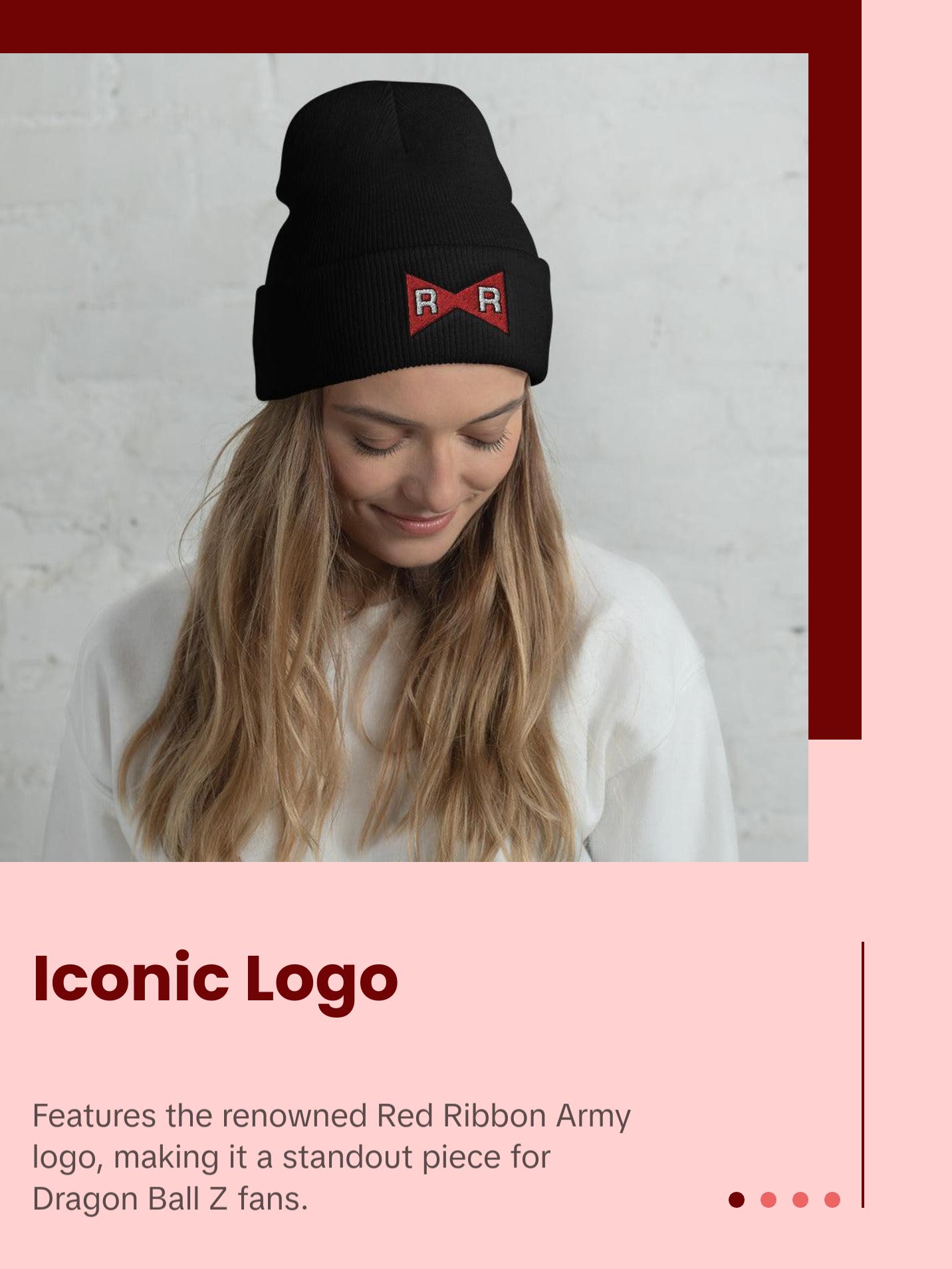 Dragon Ball Z Alliance: Red Ribbon Emblem Beanie