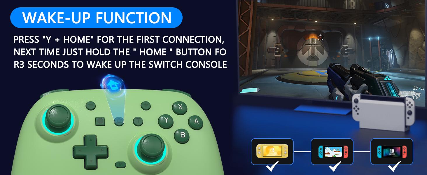 YUYIU Wireless Wind Chaser 1 Multi-Platform Controller for Switch PC Steam with Hall Effect Joystick Dual Vibration Macro Back Buttons 1000Hz Polling 6-Axis Gyro & Turbo