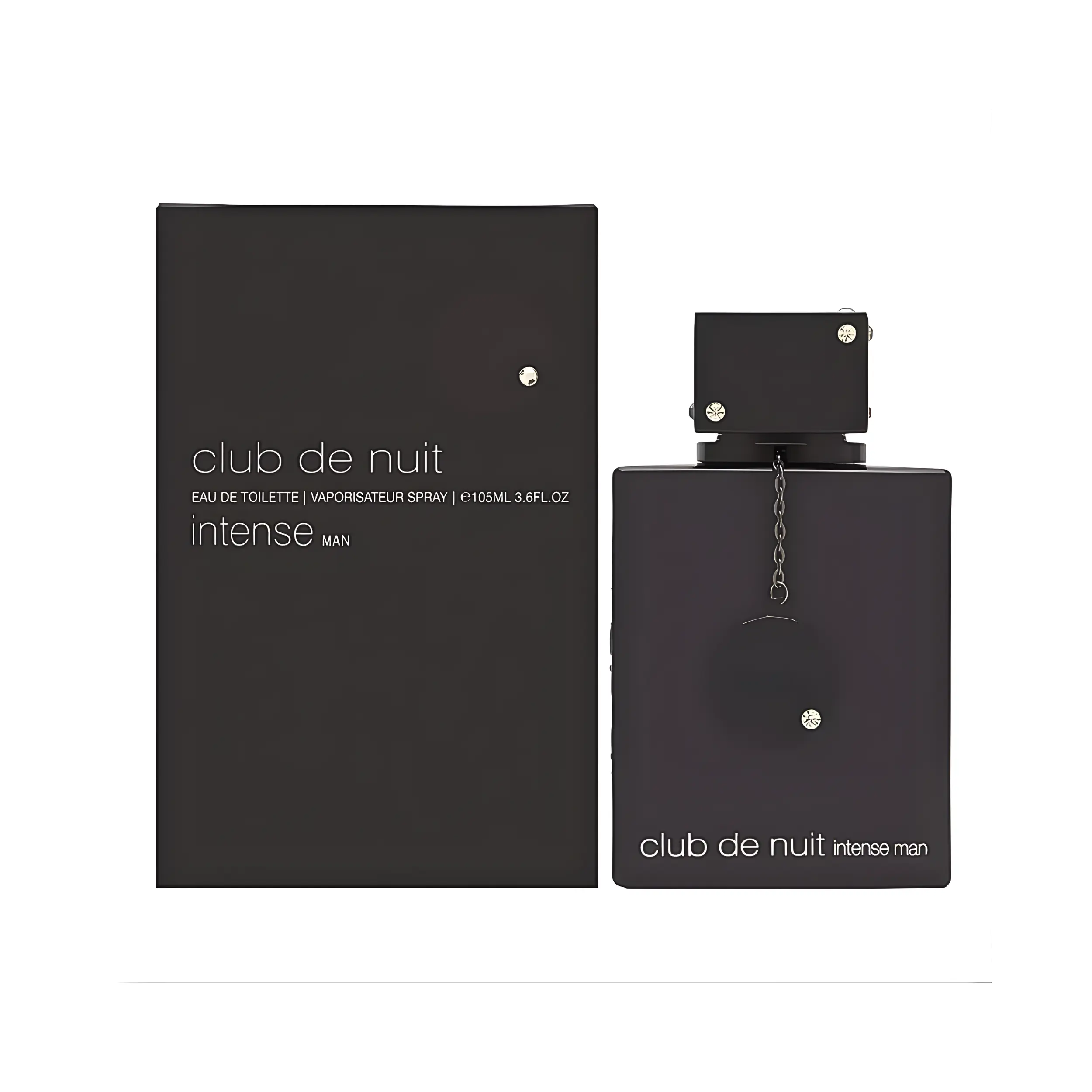 Armaf Club de Nuit Intense Man EDT, Long-Lasting Fragrance for Men, Woody Spicy Scent with Citrus & Musk Notes, 3.6 fl oz, Citrusy Musky Scent, Lemon, Perfumes, Fragrances, Pineapple, Vanilla Scents