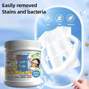 Hyper Concentrated Strong  for Clothes 100g Chlorine-Free Formula Safe on Everyday Fabrics Removes Milk Sweat Oil Fruit Stains