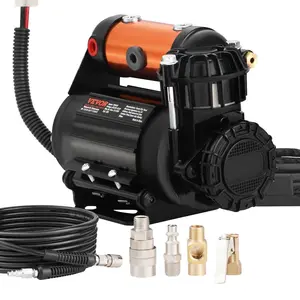 Father's Day Gift VEVOR Onboard Air Compressor Kit 150PSI Offroad Air Compressor Portable Tire Inflator Heavy Duty 3.5CFM Air Pump for Jeep SUV 4x4 Vehicle Compatibility with Air tools, Air horns, Lockers