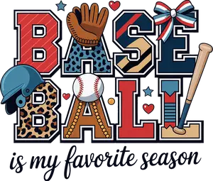 DTF Transfer – Baseball Season Multi Sizes (SP-BS002)