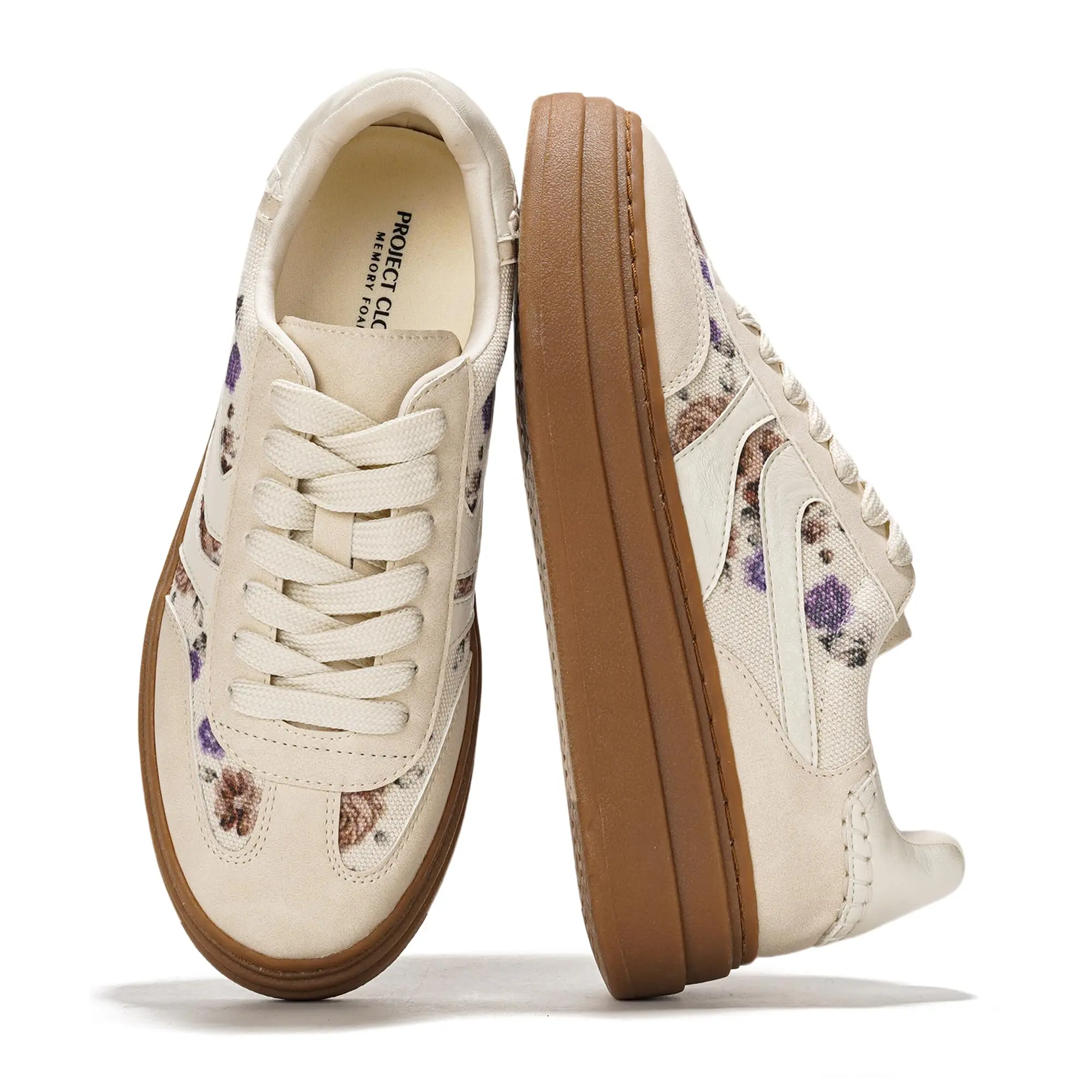 Project Cloud Women's | Platform Sneakers For Women | Memory Foam Insole | Lightweight | Non-Slip - Volley