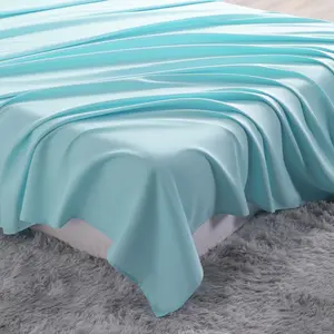 NTBAY Flat Sheet Only – Soft Brushed Microfiber Top Sheet, Wrinkle-Free & Fade-Resistant, Easy Care Bedding