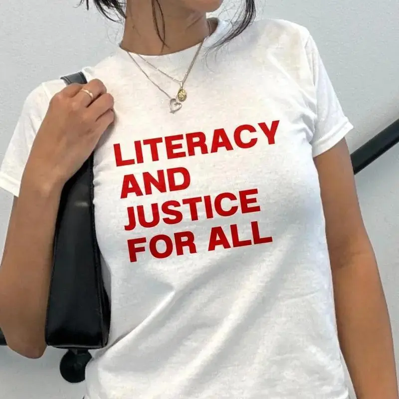 Equality Baby Tee: Literacy And Justice For All Equality Baby Tee: Literacy And Justice For All