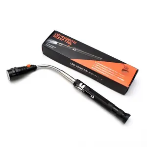 Stocking Stuffers for Men & Women LED Telescoping Magnetic Pickup Tools Multifunctional Flashlight USB Rechargeable Adjustable Waterproof Christmas Gift Ideas for Him