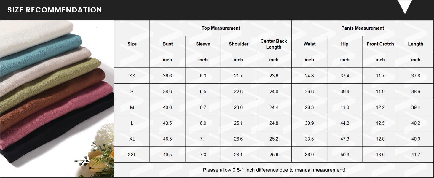 Ekouaer Women's 2-Piece Knit Pajama Set - Short Sleeve Top, Wide Leg Pants with Pockets, Elegant Soft Comfortable Fashion Loungewear