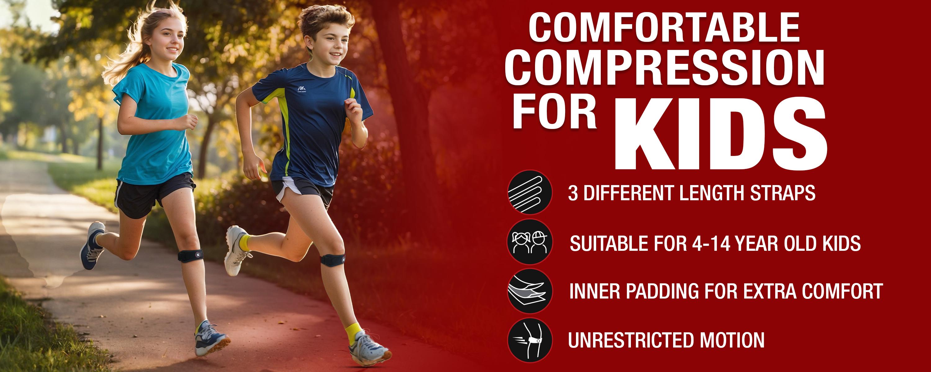 Kids Patellar Strap for Knee Support | Adjustable Fit for Sports, Play & Growing Knees