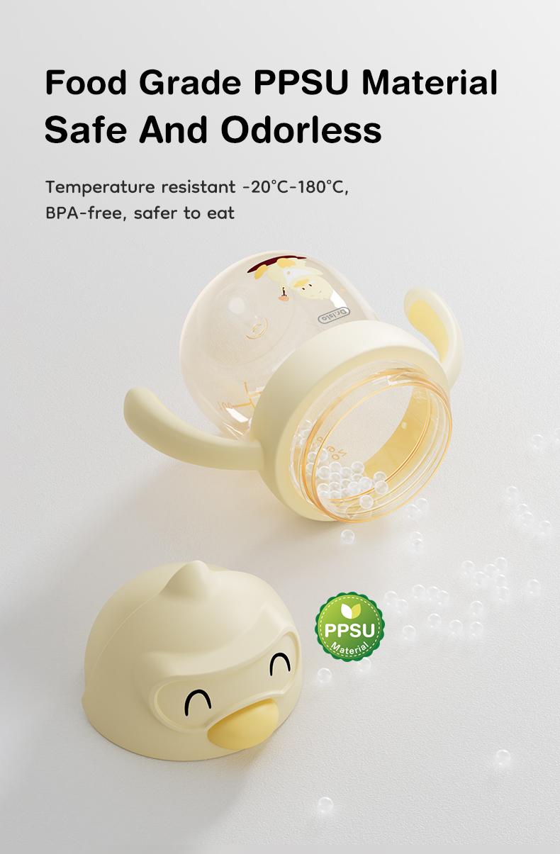 Dr.Isla PPSU Leakproof Sippy Cup, 2-in-1 Baby Training Cup with Weighted Straw, No Spill Anti-Colic Toddler Cup with Non-Slip Handles, Cute Diver Duck Design, BPA-Free, 6-12M, 1-3 Years, 240ml 9oz, Easter Basket Stuffers for Baby Dr.Isla PPSU Leakproof Sippy Cup, 2-in-1 Baby Training Cup with Weighted Straw, No Spill Anti-Colic Toddler Cup with Non-Slip Handles, Cute Diver Duck Design, BPA-Free, 6-12M, 1-3 Years, 240ml 9oz, Easter Basket Stuffers for Baby