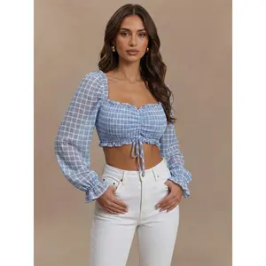 Cora Top - Light Blue
