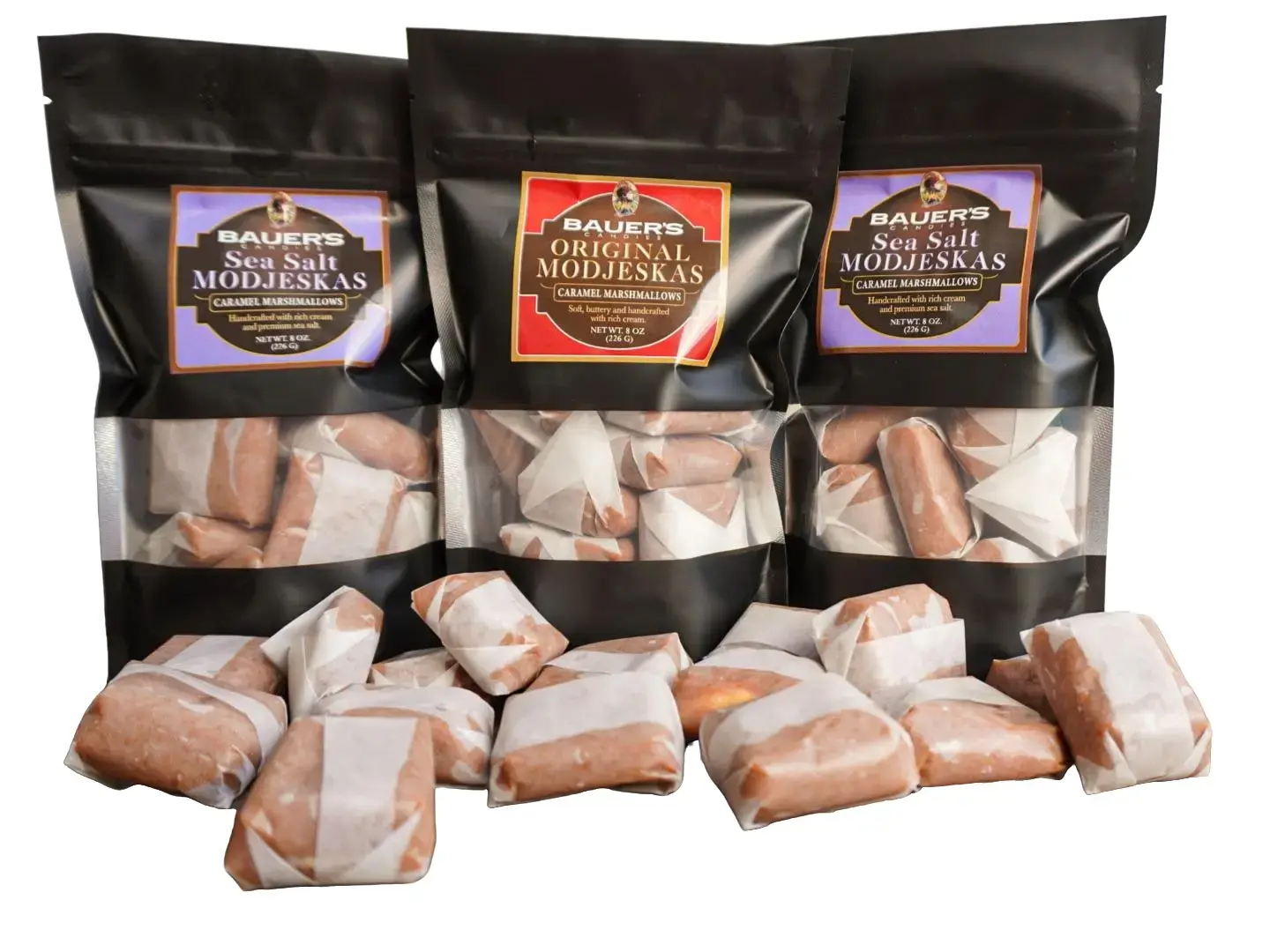 Bauer's Candies Modjeskas-Homemade Caramel Marshmallows