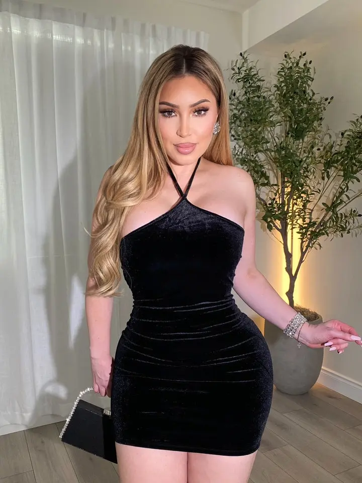 Hush Velvet Mini Dress
