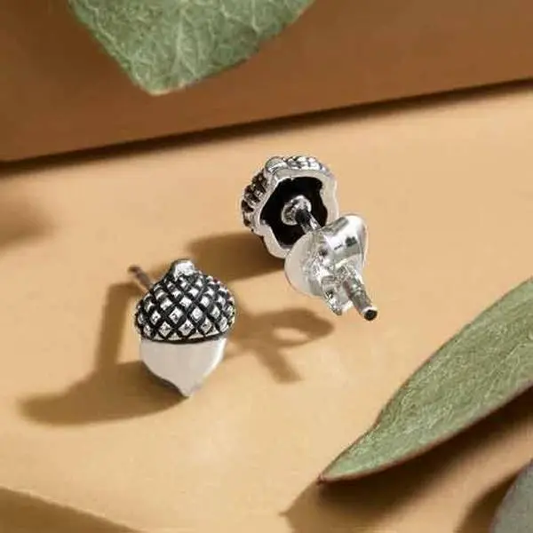 Acorn Stud Earrings