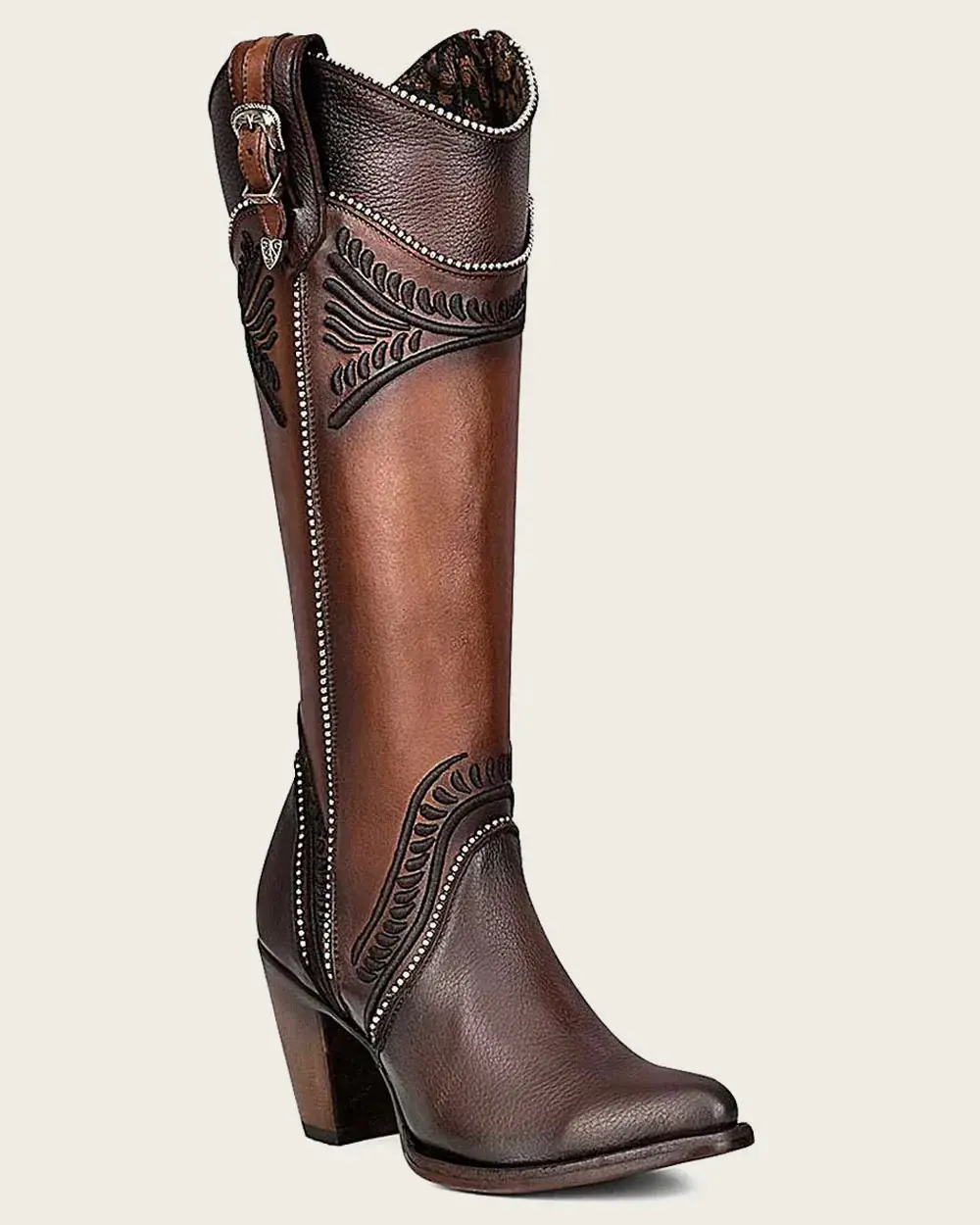 Womens Cuadra Leather Honey Knee-High Honey Boot Womens Cuadra Leather Honey Knee-High Honey Boot
